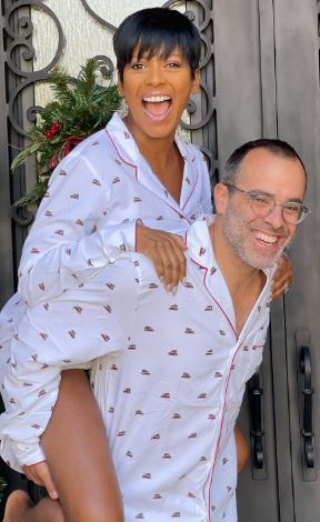Steve Greener with his wife Tamron Hall